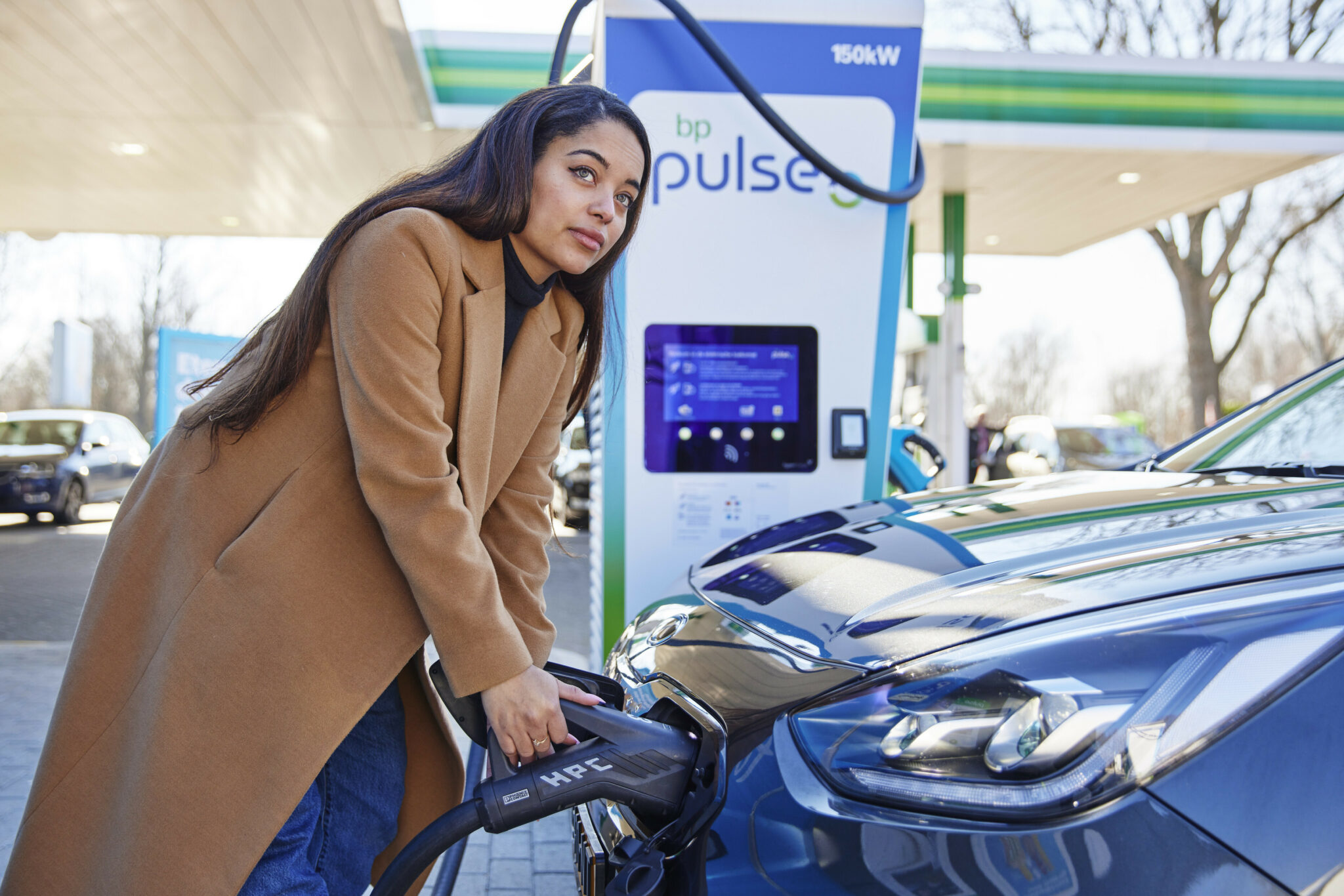 How to find charging stations on the go bp pulse
