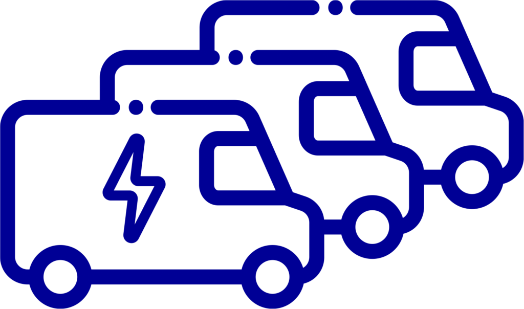 Light duty EV Fleet Icon