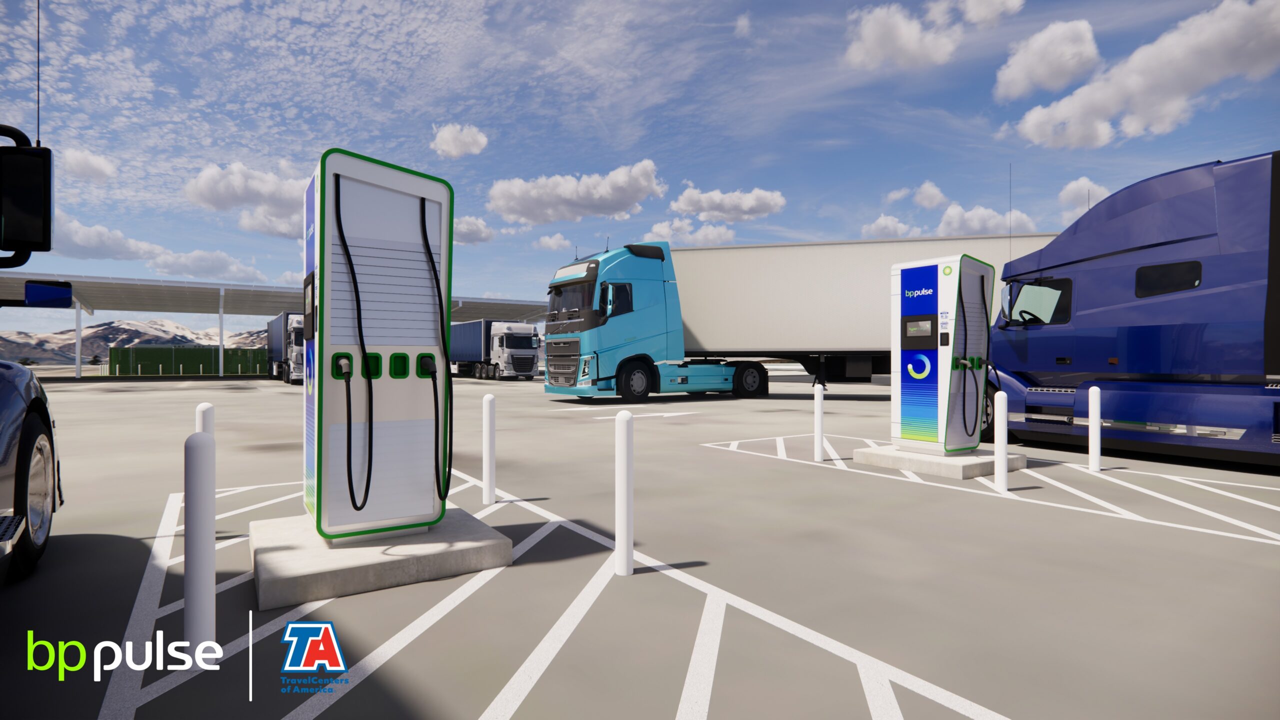 Electric truck charging station discount